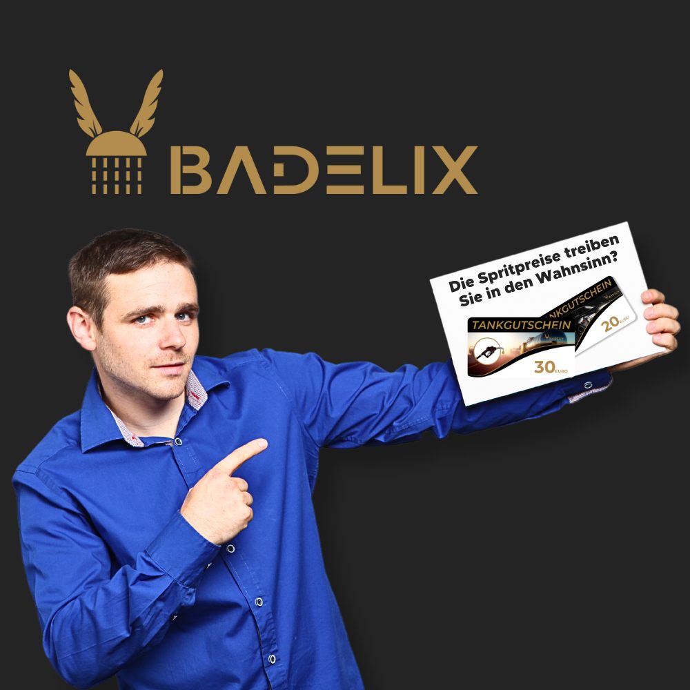 Badelix Aktion Tankgutschein - Die Experten für barrierearme Badsanierung