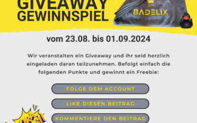 Badelix Gewinnspiel: Gewinne ein exklusives Duschhandtuch und eine Badelix Quietsche-Ente!