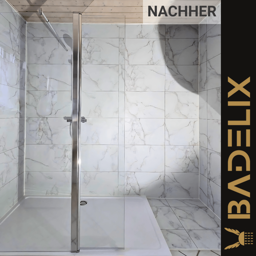 Wanne zur Dusche - Badelix - Nachher Bild